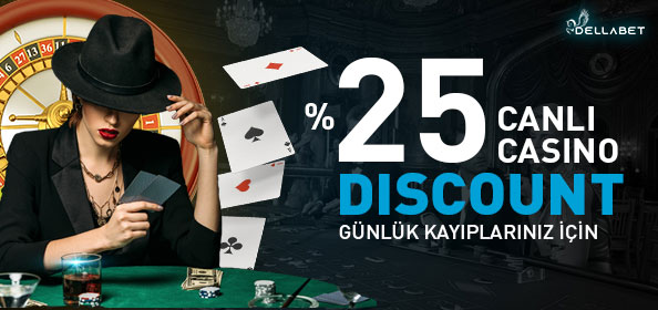 Dellabet %25 Canlı Casino Discount